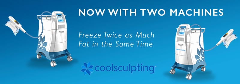 coolsculpting freeze twice as much fat in the same time